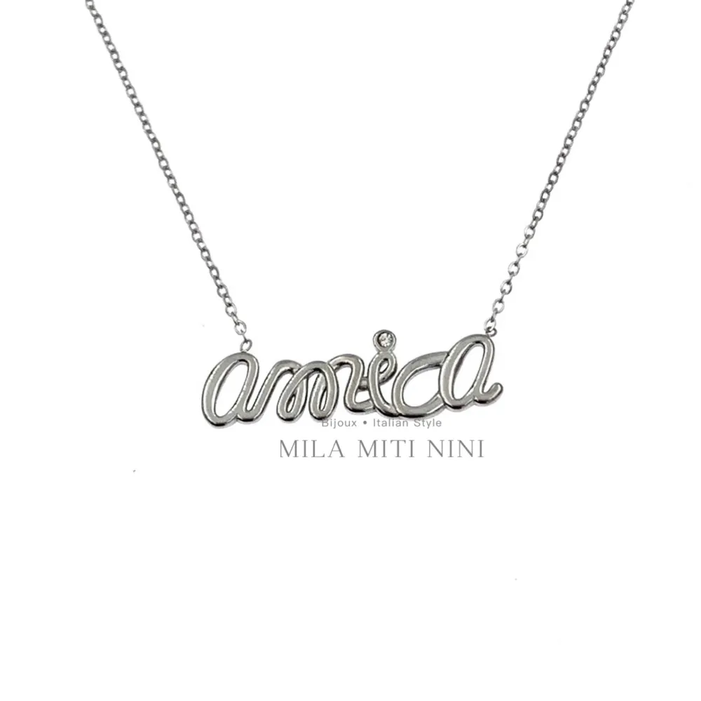 Amica-Collana Corta in Acciaio - CAC413-1674