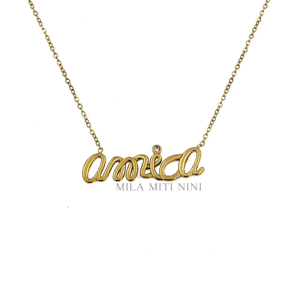 Amica-Collana Corta in Acciaio - CAC413-1674