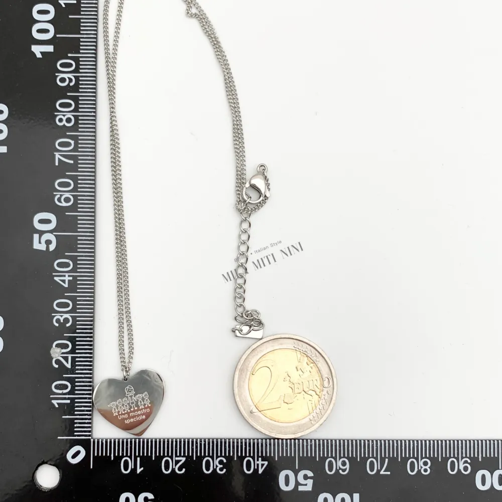 CAC7741-Una Maestra Speciale -Collana Corta in Acciaio - CAC-413-362