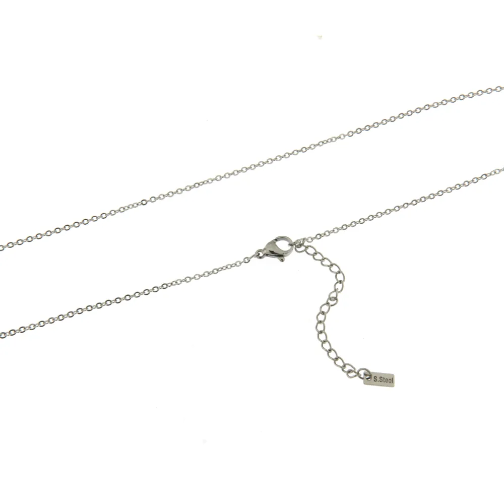 CAC6863-Puzzle Queen - Collana Girocollo in Acciaio - CAC6863-Puzzle Queen - Collana Girocollo in Acciaio