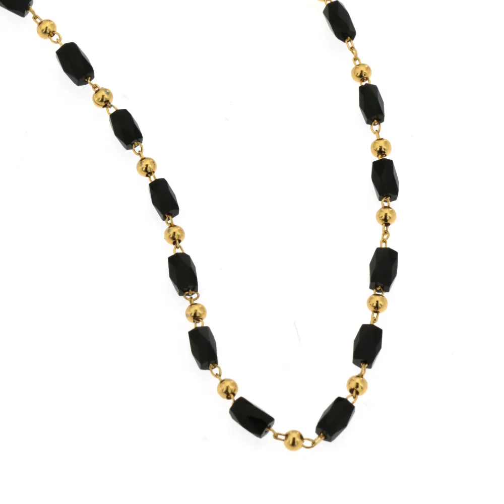 CAC-Cristalli 5273 - Collana Corta in Acciaio - CAC-Cristalli 5273 - Collana Corta in Acciaio