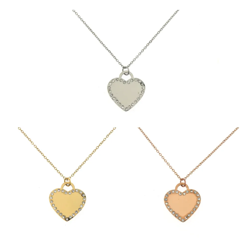 CAC-Cuore 5459- Collana Girocollo in Acciaio - CAC-Cuore 5459- Collana Girocollo in Acciaio