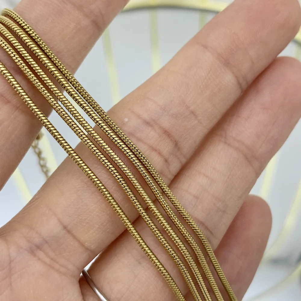 5 Fili Lunghi-Collana Lunga in Acciaio - CAL-413-2700