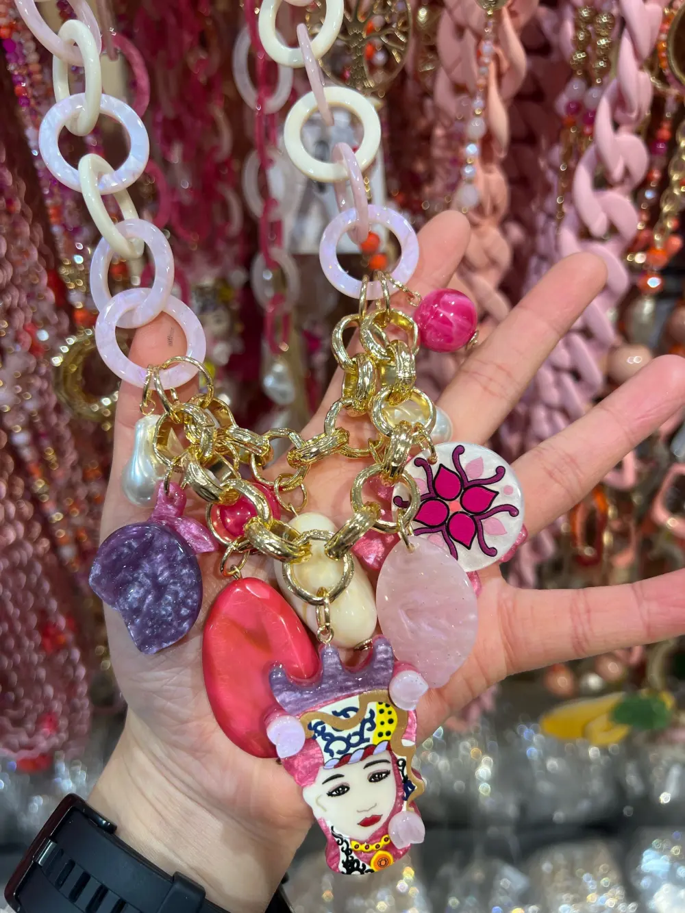 Testa Moro-Collana Corta Moda - CMC-15340-A