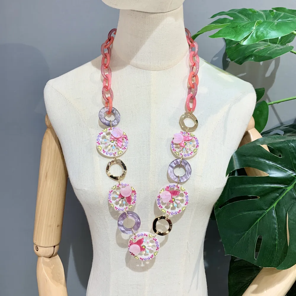 Route Carrozza Sicily-Collana Lunga Resina - CML-15351