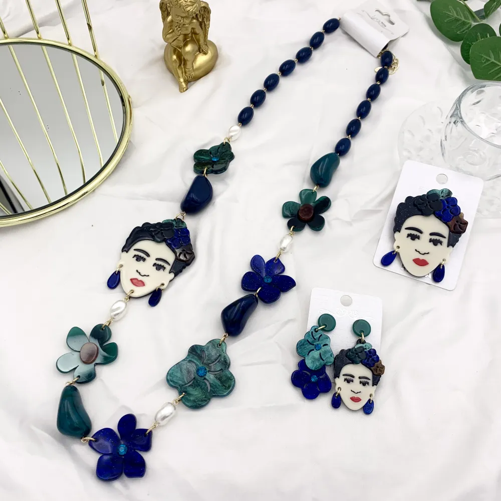 Frida Fiore-Collana Lunga Moda - CML-15439