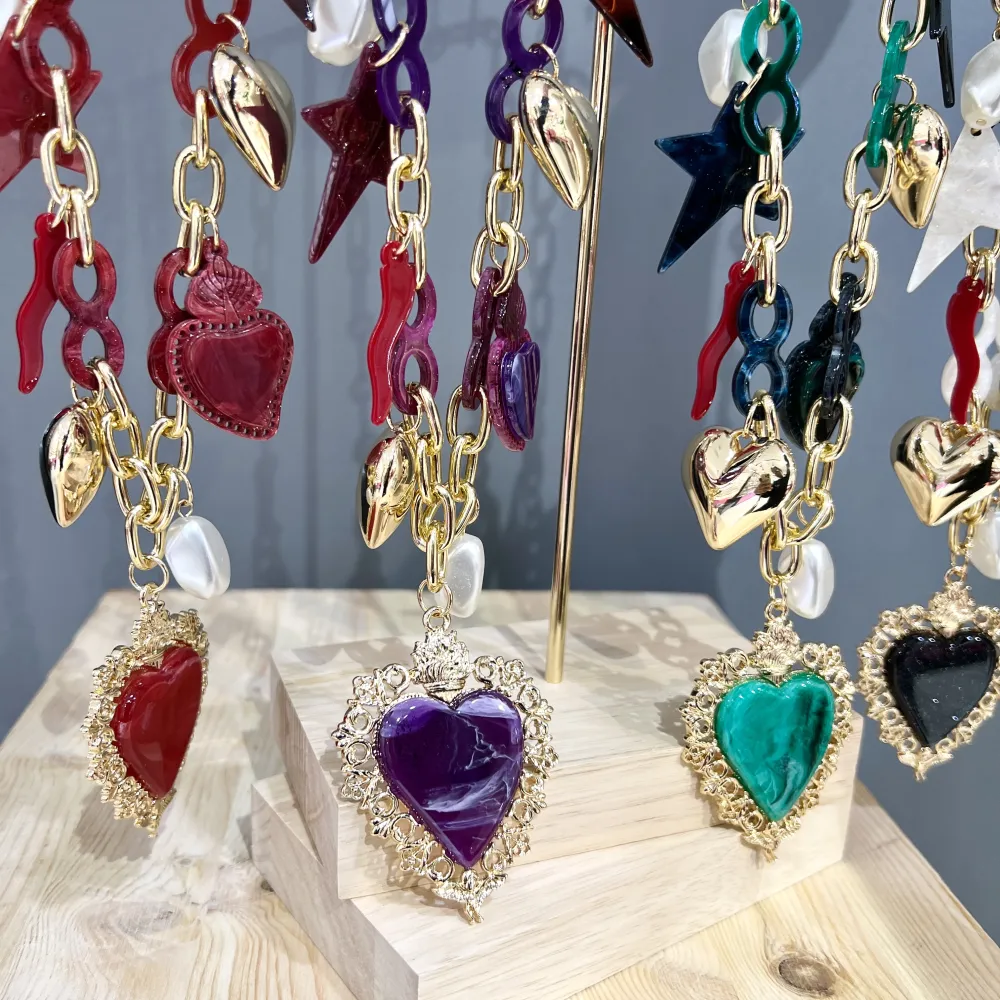 Sacro Cuore Cornino Stella-Collana Lunga Moda - CML-15999-A