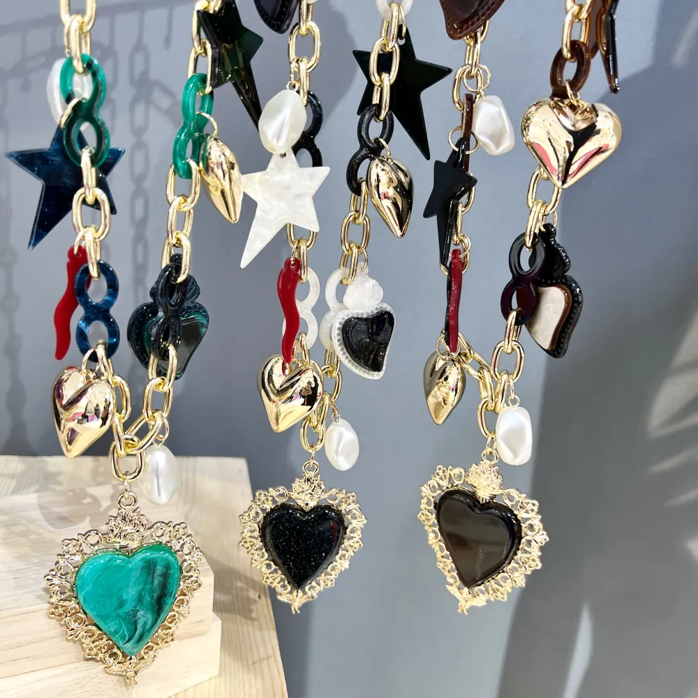 Sacro Cuore Cornino Stella-Collana Lunga Moda - CML-15999-A