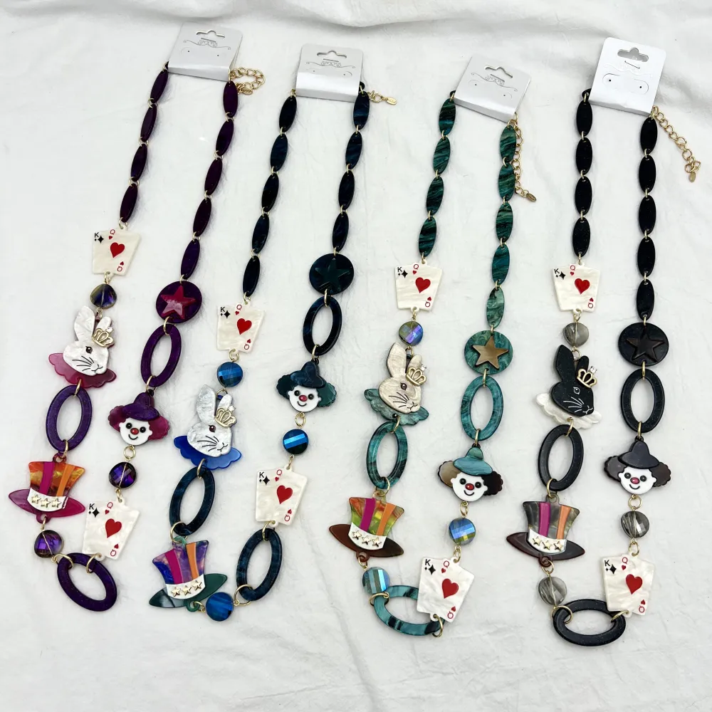 Circo Coniglio Pocker-Collana Lunga Moda - CML-16146-A