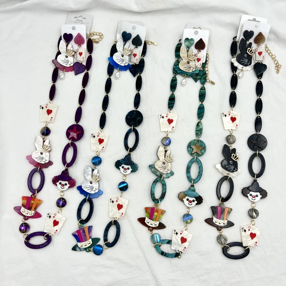 Circo Coniglio Pocker-Collana Lunga Moda - CML-16146-A