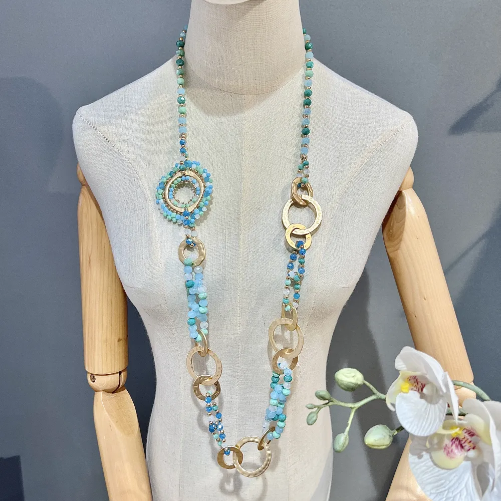 Cerchio- Collana Lunga Moda - CML-732-220