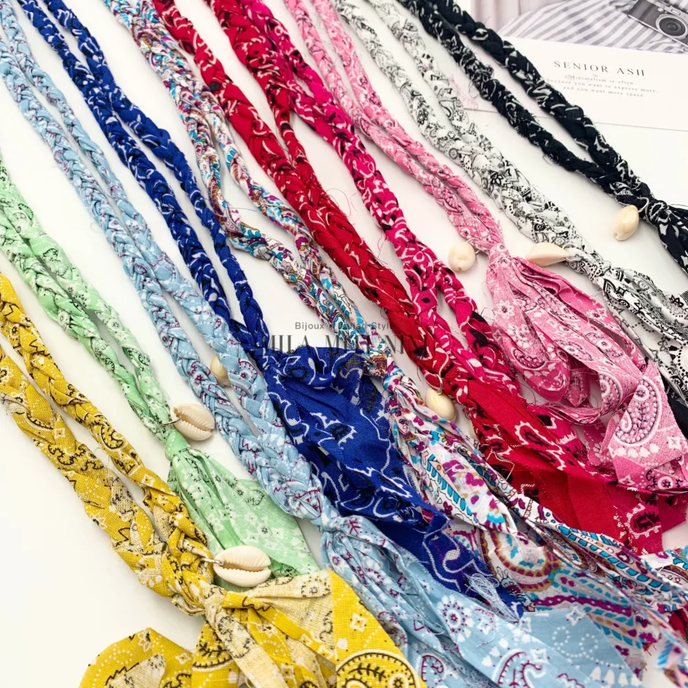 CMM316-37-Banda con Conchiglia- Collana Lunga - CMM316-37-Banda con Conchiglia- Collana Lunga