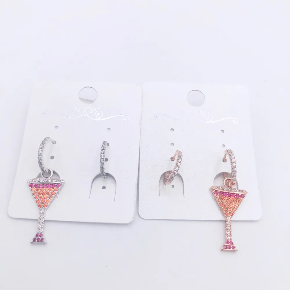 Orecchini zirconia - Cocktail 5743 - Orecchini cerchio zirconia