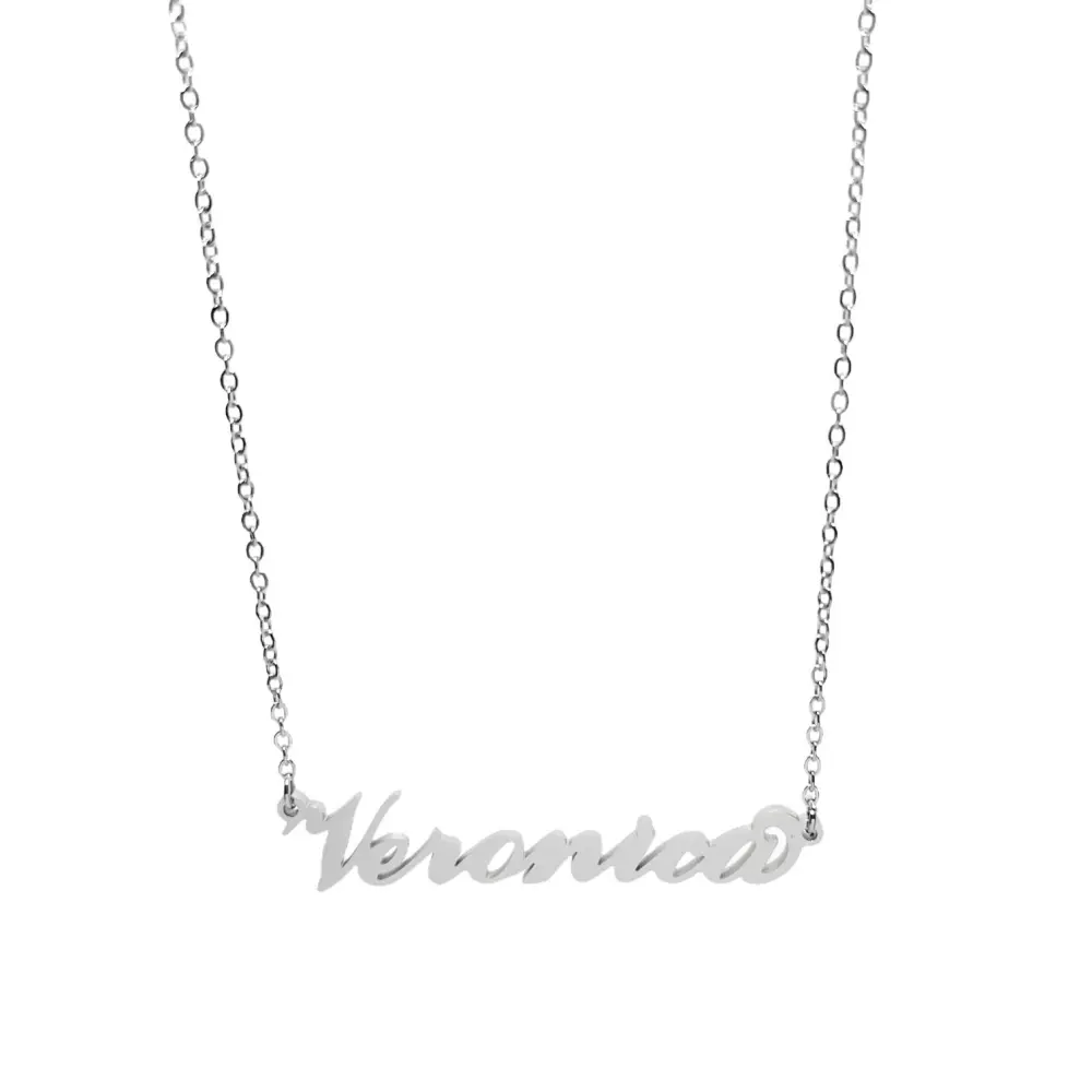 Collana con Nome - 180 Nomi in Acciaio - Collana con Nome - 180 Nomi in Acciaio