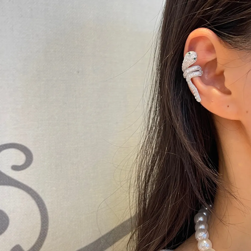 Serpente -Earcuff con Zirconia - EAK-506-328