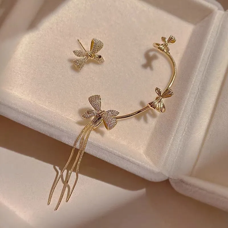 Fiocco -Earcuff con Pendenti - EAK-705-14