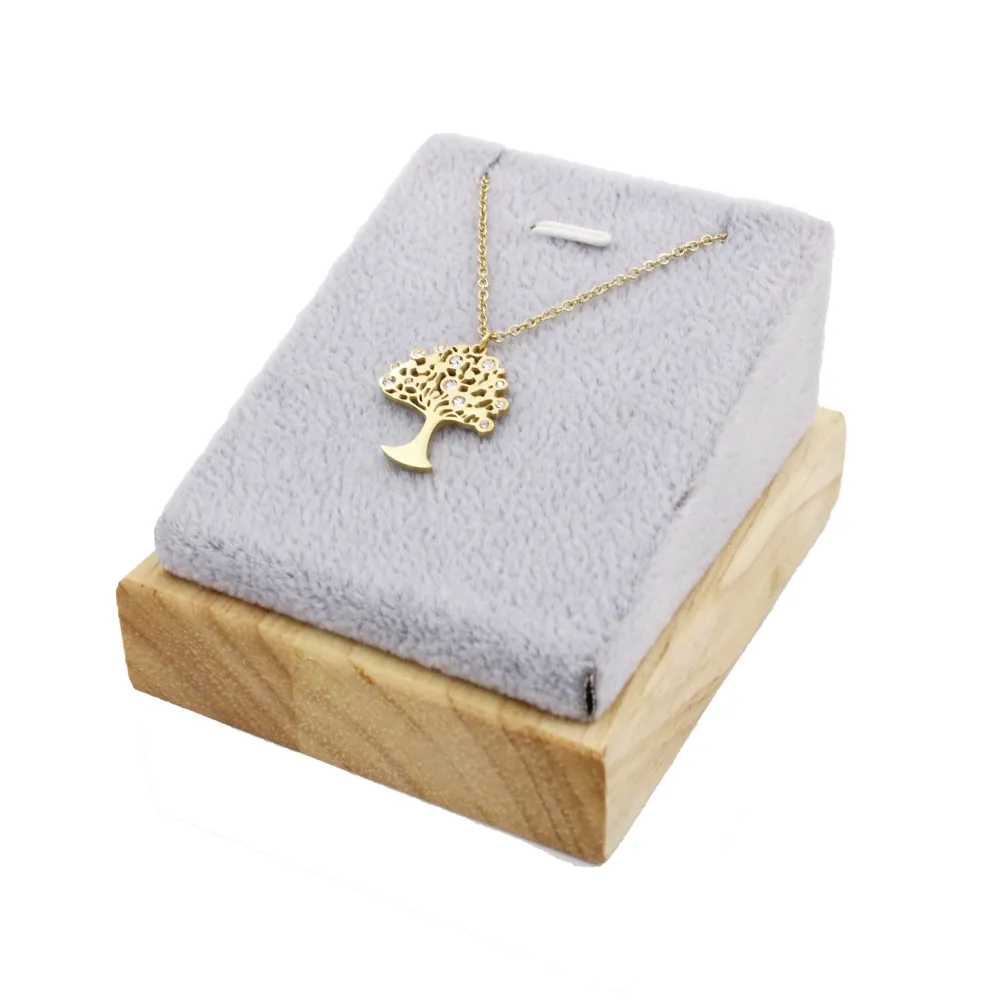 ESP- Porta Collana base Legno 2433- Espositore - ESP- Porta Collana base Legno 2433- Espositore