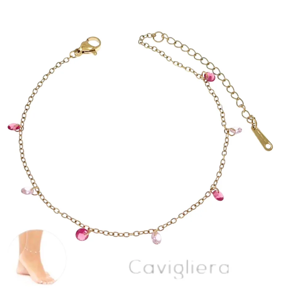 Punto Luce Zirconia-Caviglire in Acciaio - KAV-103-AA162B