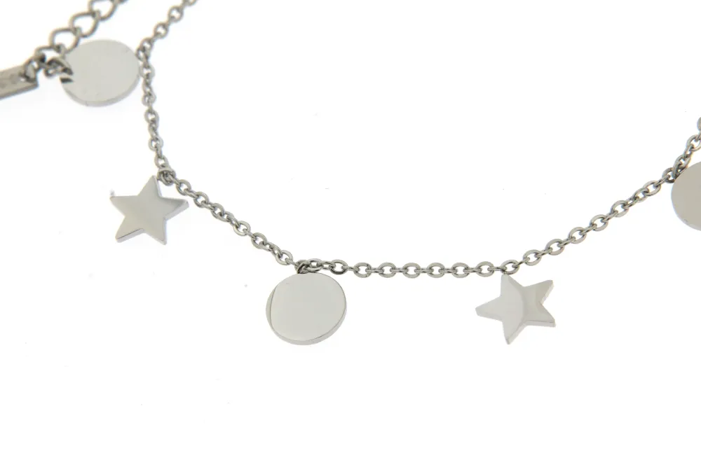 Stella Tondo 3180 - Cavigliera in Acciaio - KAV-413-58