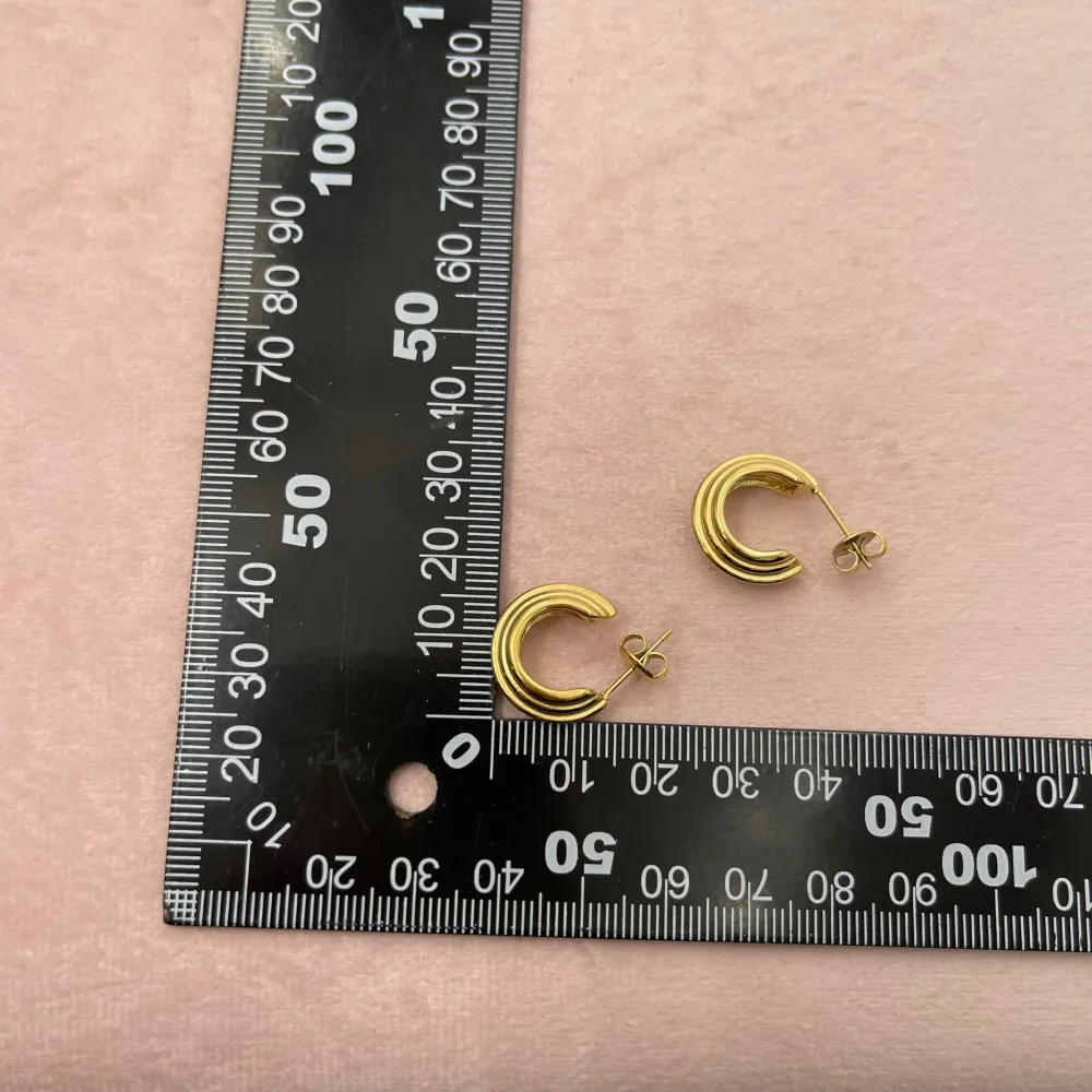 Cerchio -Orecchini a Cerchio in Acciaio - OAP-103-AA1067E