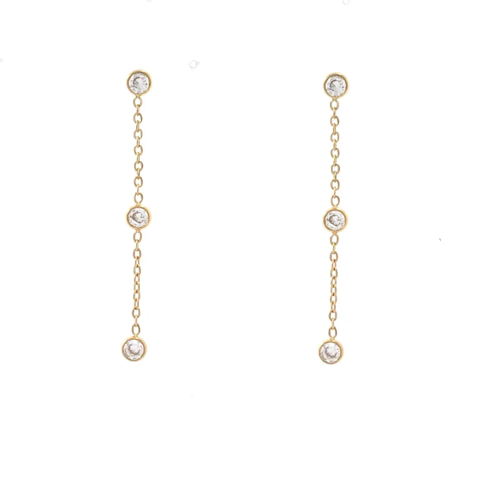 Punto Luce-Orecchini Pendenti in Acciaio - OAP-103-AA1384E