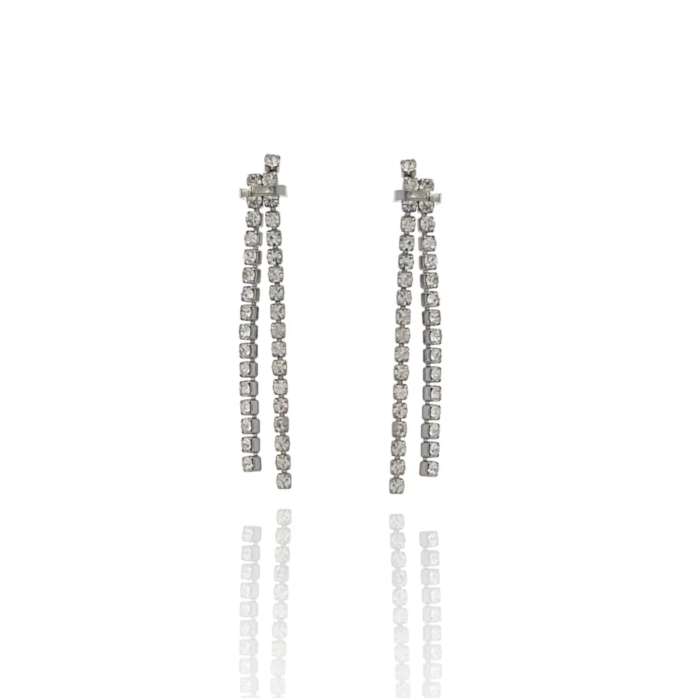 Doppio Tennis-Orecchini in Acciaio - OAP-103-AA2434E