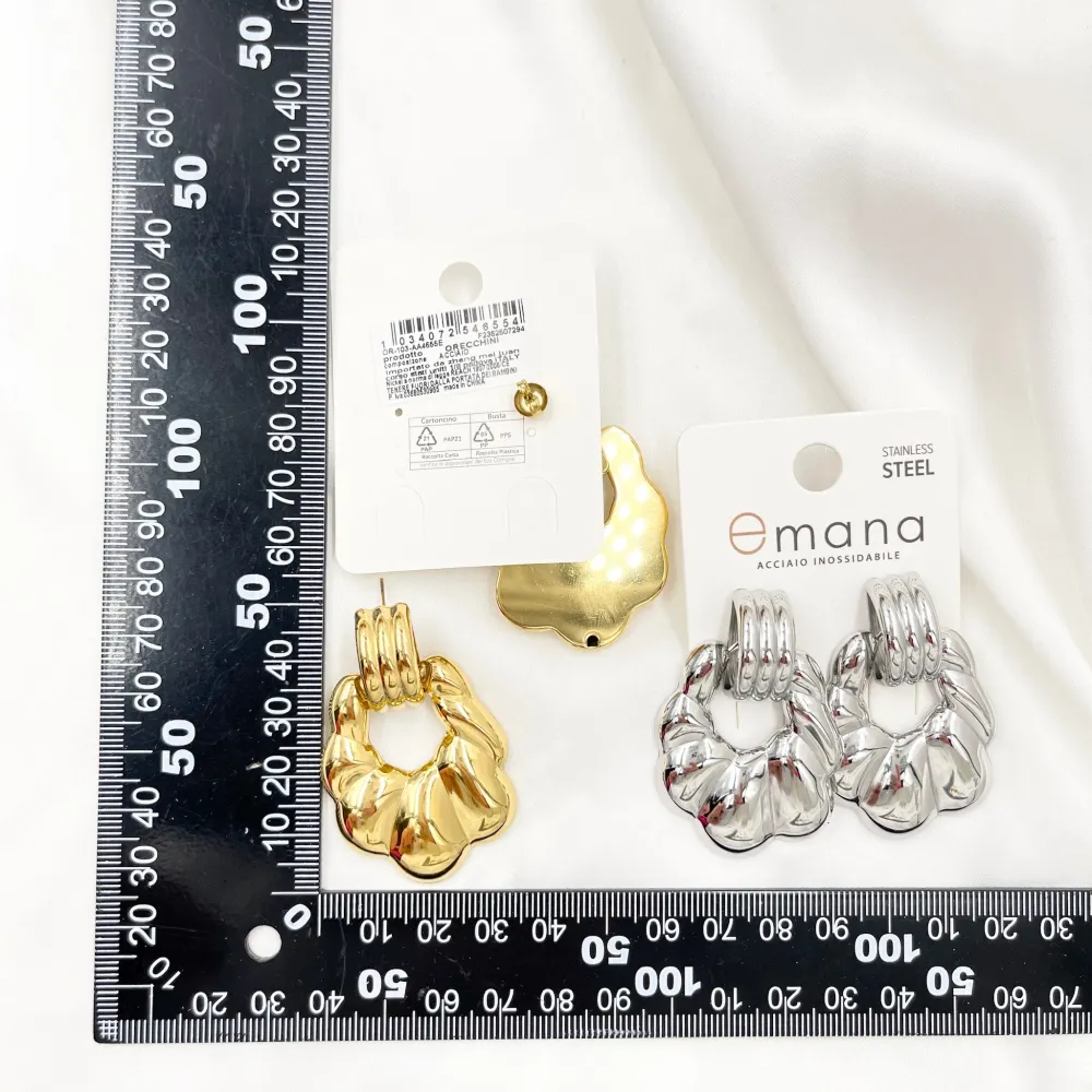 Pendente -Orecchini in Acciaio - OAP-103-AA4655E