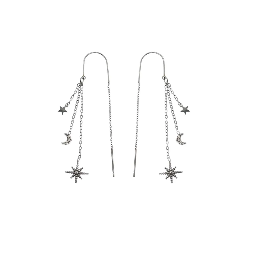 Croce Stella -Orecchini in Acciaio - OAP-103-AA5001E