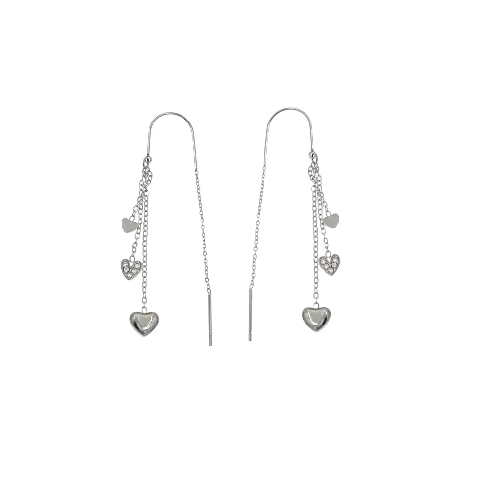 Cuore -Orecchini in Acciaio - OAP-103-AA5002E
