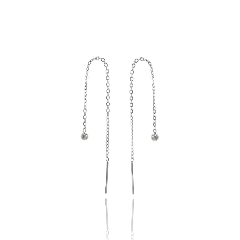 Pallina-Orecchini Saliscendi in Acciaio - OAP-103-AA796E 3mm