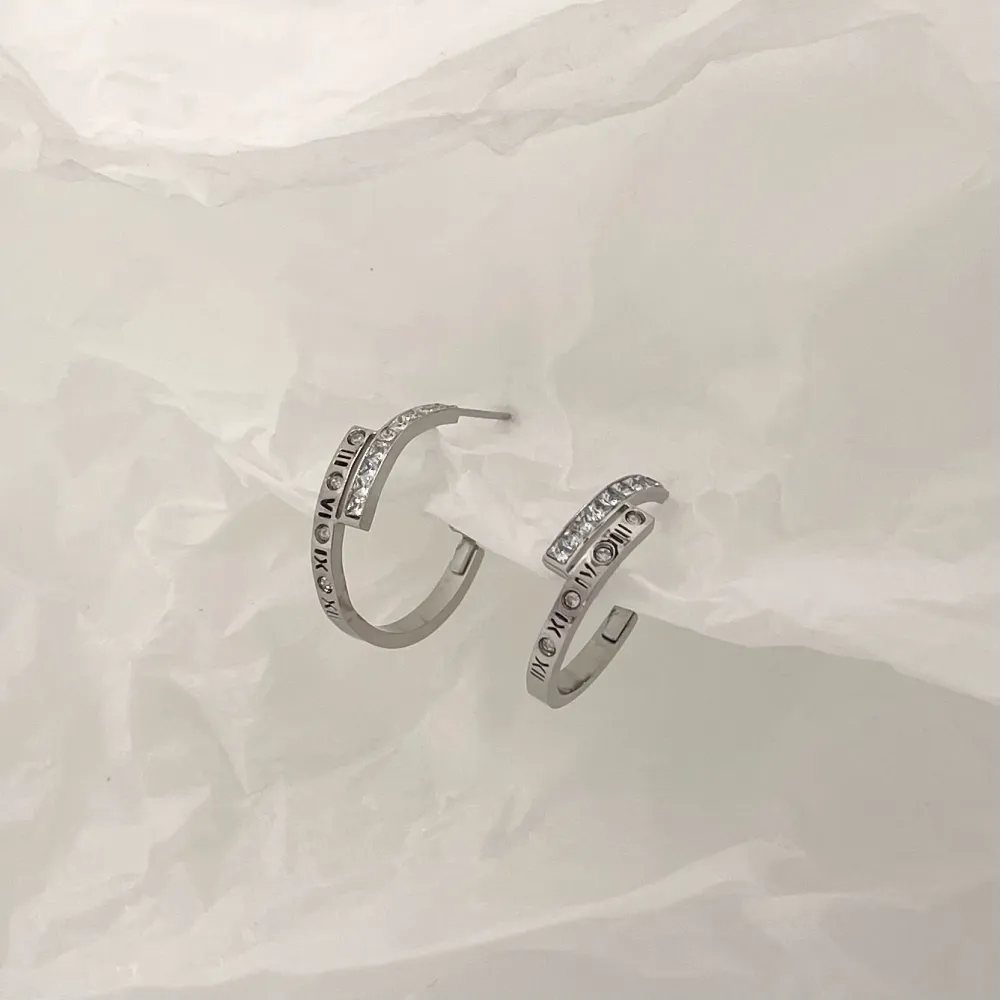 Cerchio-Orecchini in Acciaio - OAP-413-1386