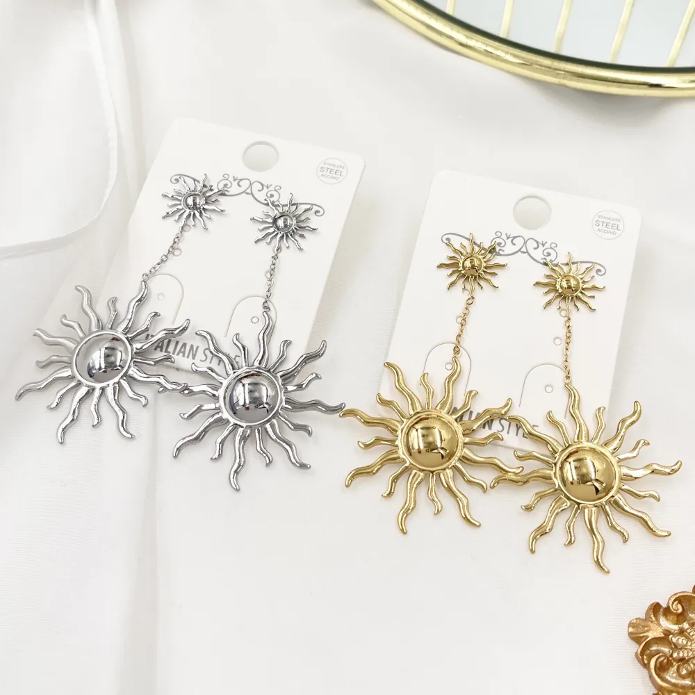 Sole-Orecchini in Acciaio - OAP-413-2422