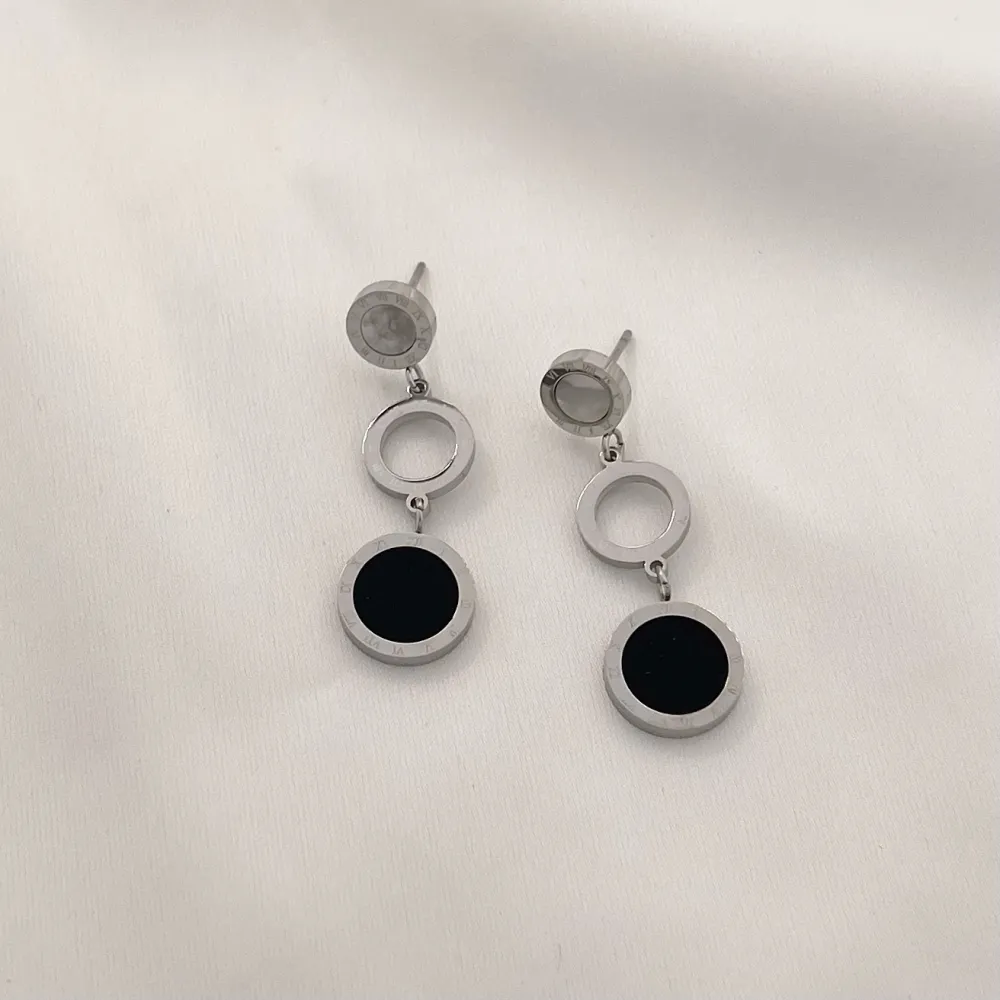 Tondo Cerchio-Orecchini in Acciaio - OAP-413-528