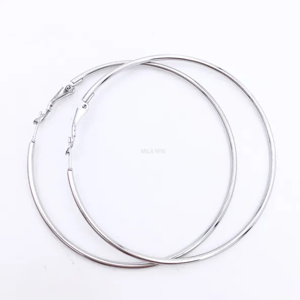 Cerchio 80mm -Orecchini acciaio - OAP-450-319 80mm