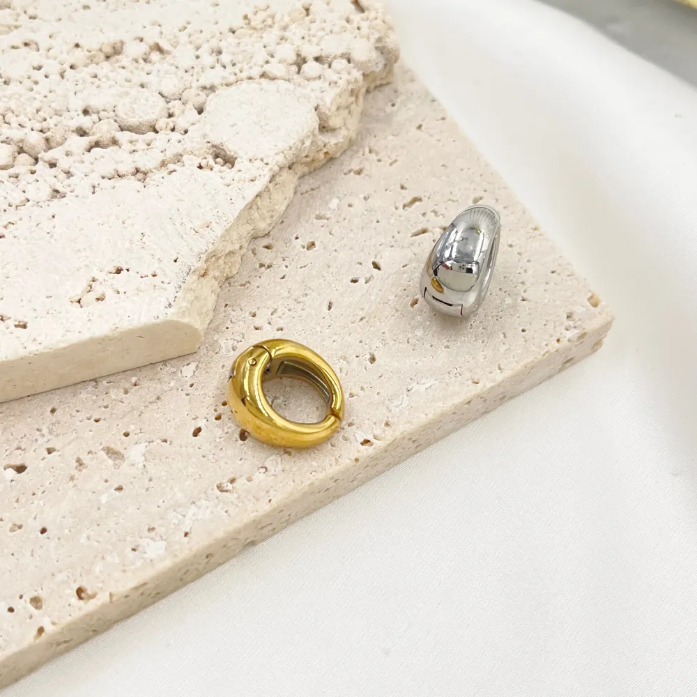 Goccia a Molla -Earcuff in Acciaio - OAP-600-H359