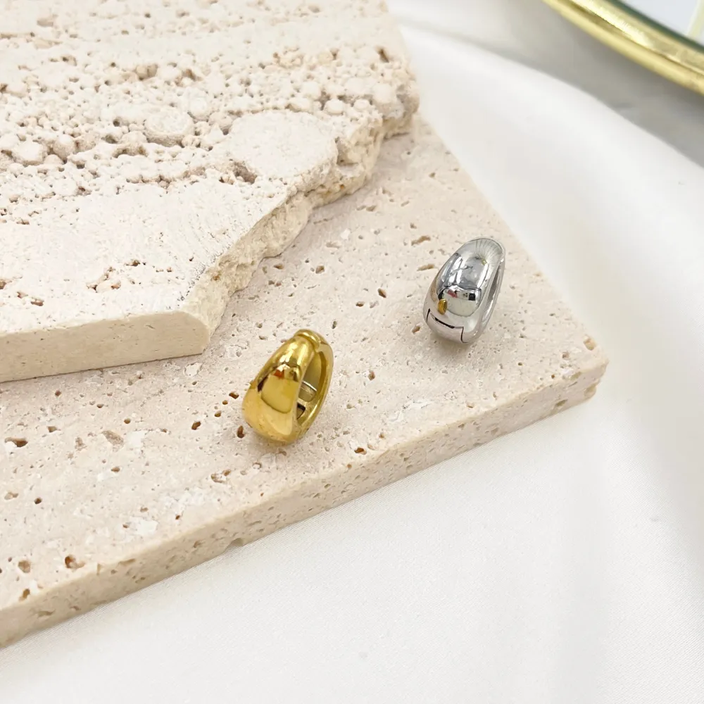 Goccia a Molla -Earcuff in Acciaio - OAP-600-H359