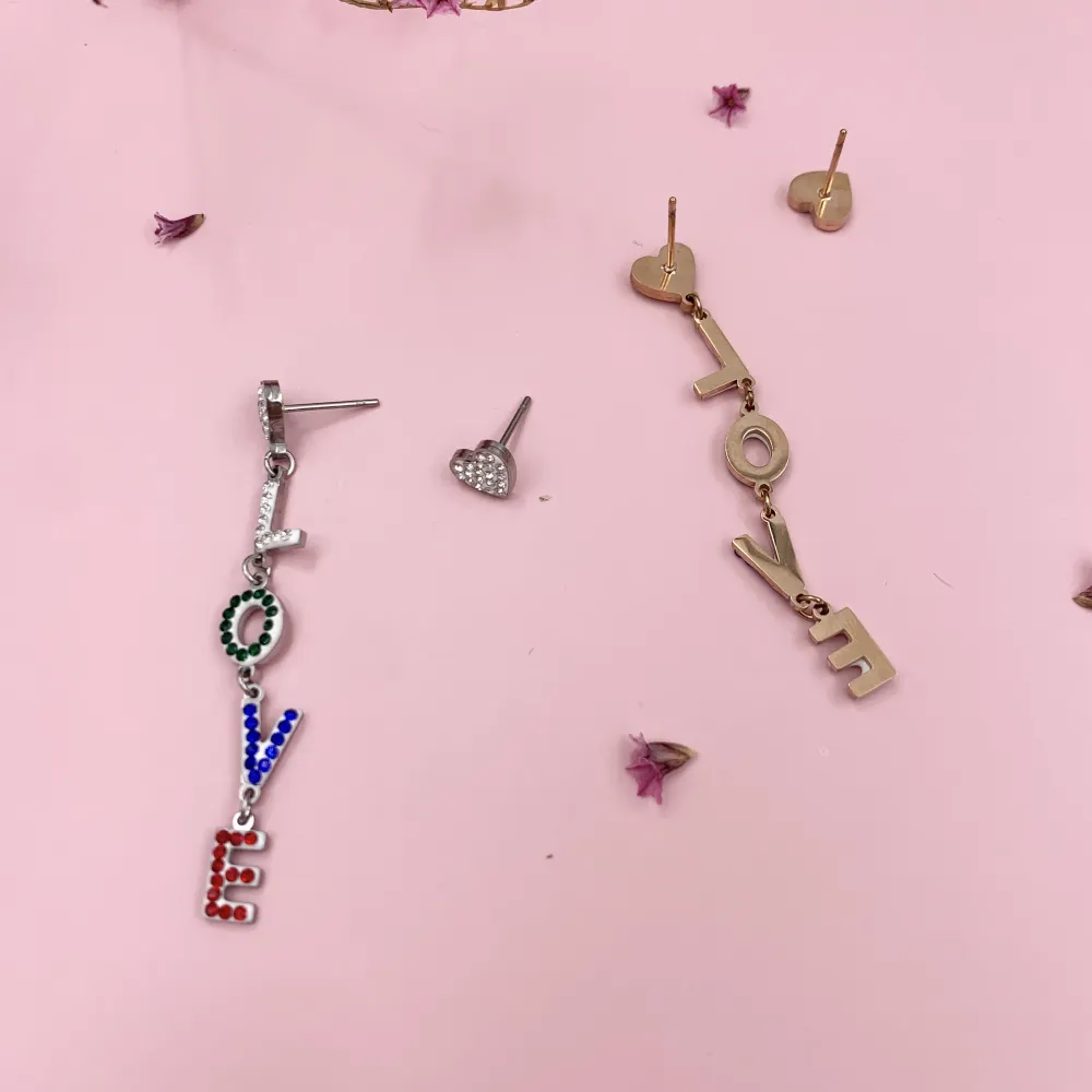 OAP6838-Cuore Love- Orecchini in Acciaio - OAP6838-Cuore Love- Orecchini in Acciaio