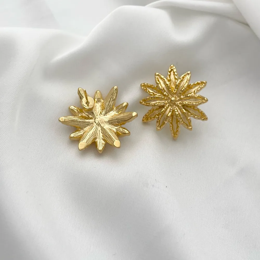 Fiore-Orecchini in Acciaio - OAP-729-28