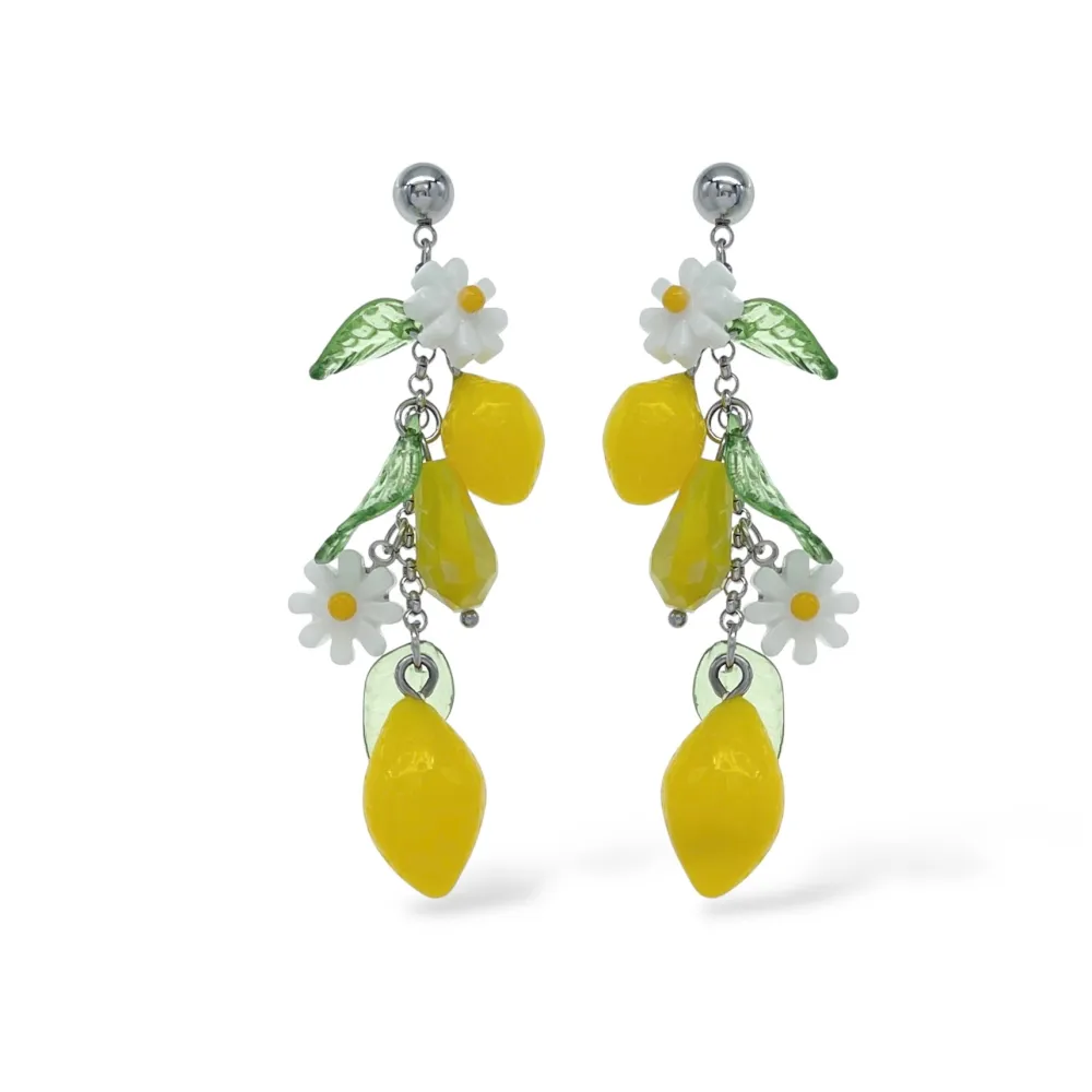 Limone-Orecchini in Acciaio - OAP-732-404