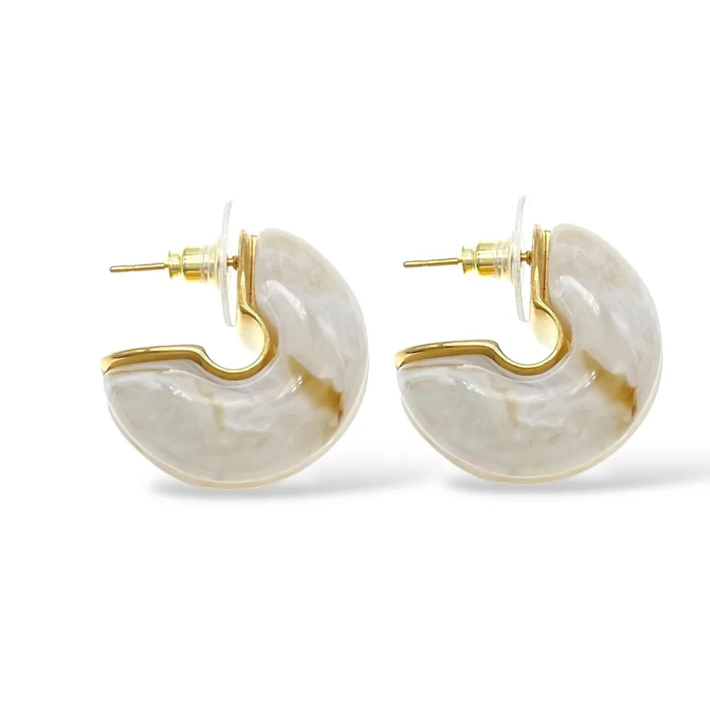 Cerchio-Orecchini in Acciaio - OAP-732-430