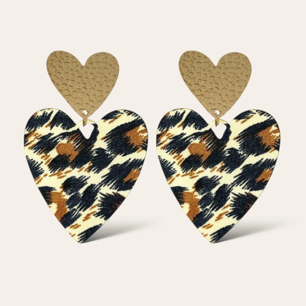 Cuore Grande-Orecchini in Acciaio - OAP-759-56