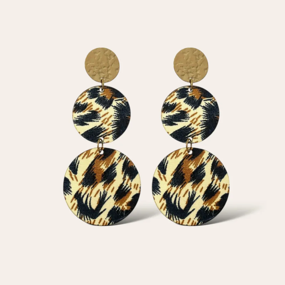 Tondo Doppio-Orecchini in Acciaio - OAP-759-60