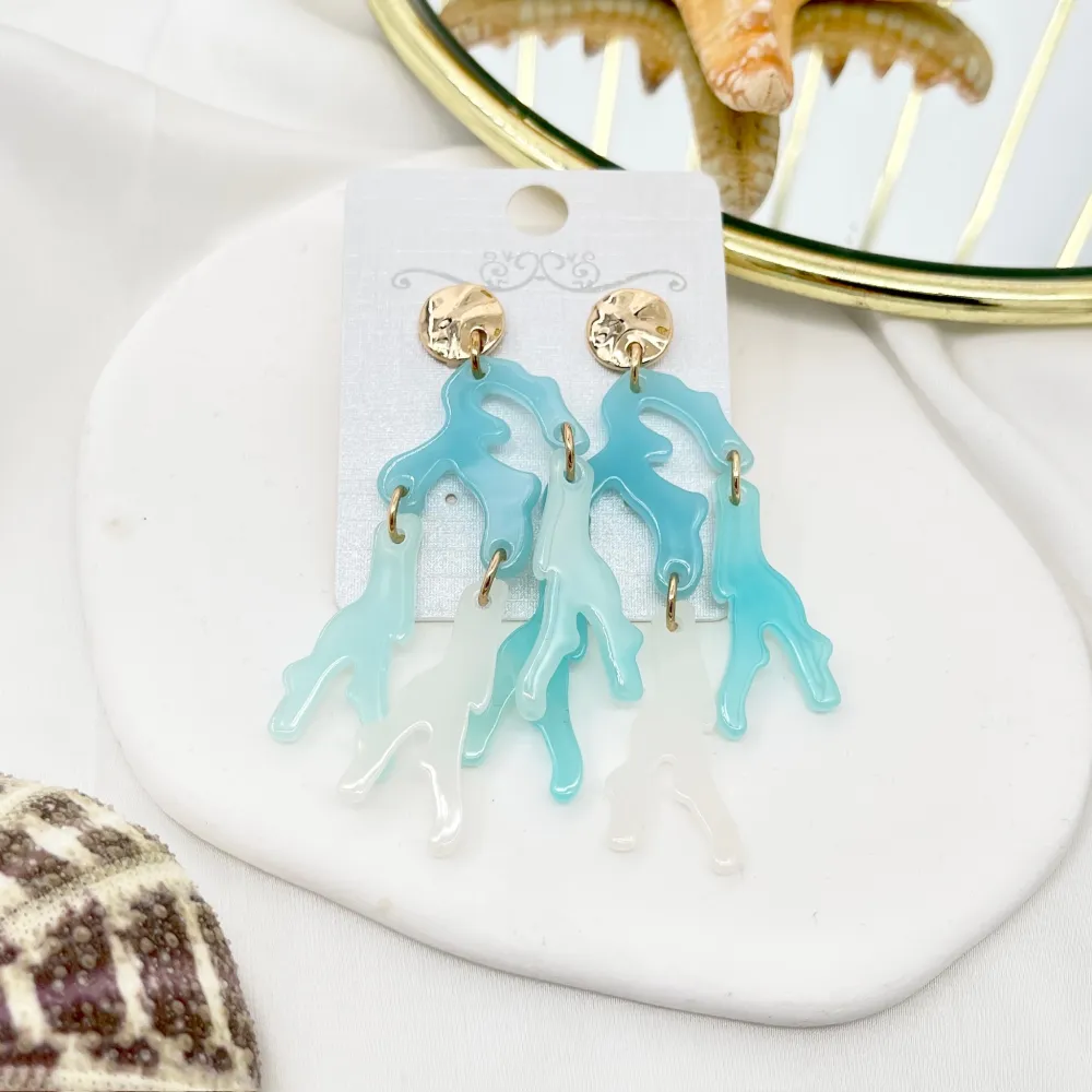 Corallo-Orecchini Moda - OMM-15535-A