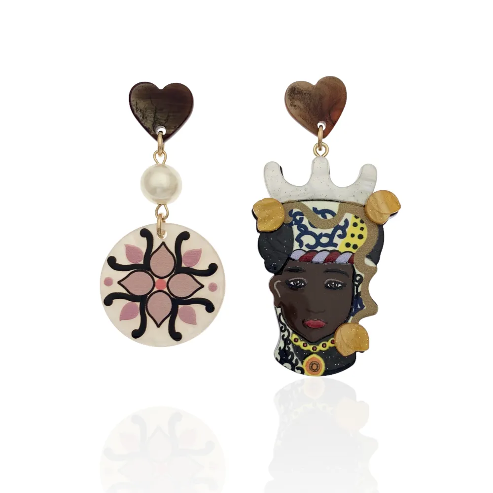 Testa di Moro-Orecchini Moda - OMM-15604