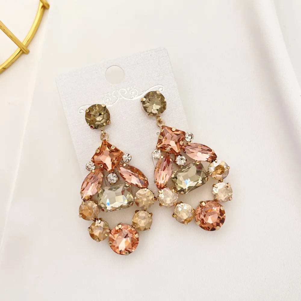 Fantasia-Orecchini Moda Vetro - OMM-520-L36