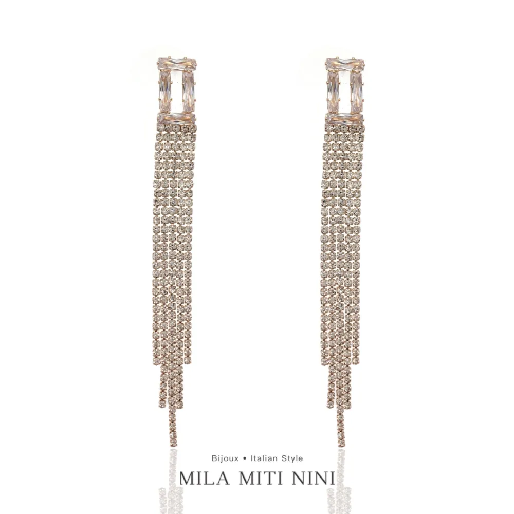 Napine-Orecchini con Zirconia - OMZ-159-19956