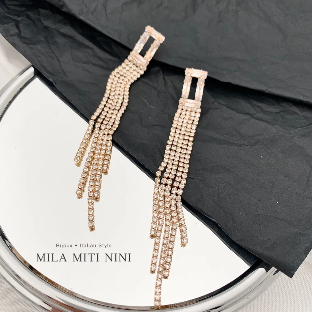 Napine-Orecchini con Zirconia - OMZ-159-19956