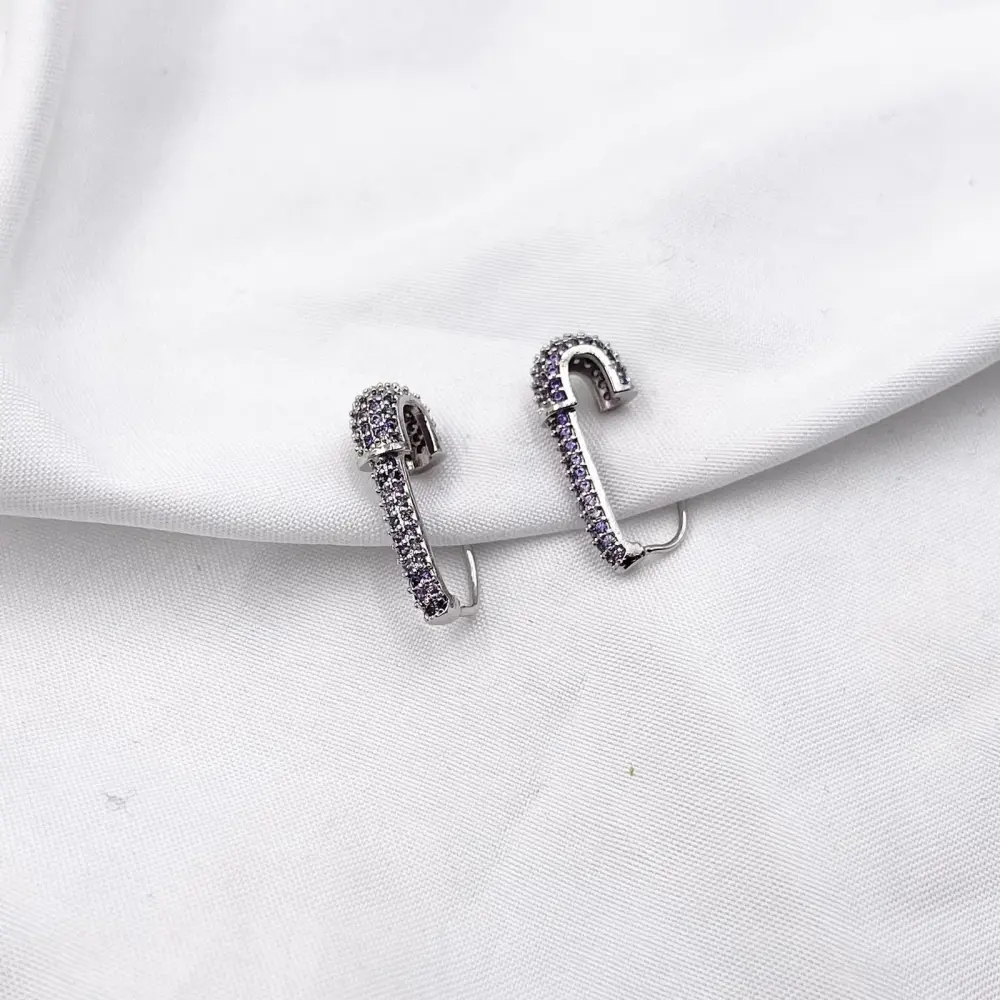 Spilla-Orecchini con Zirconia - OMZ-470-08