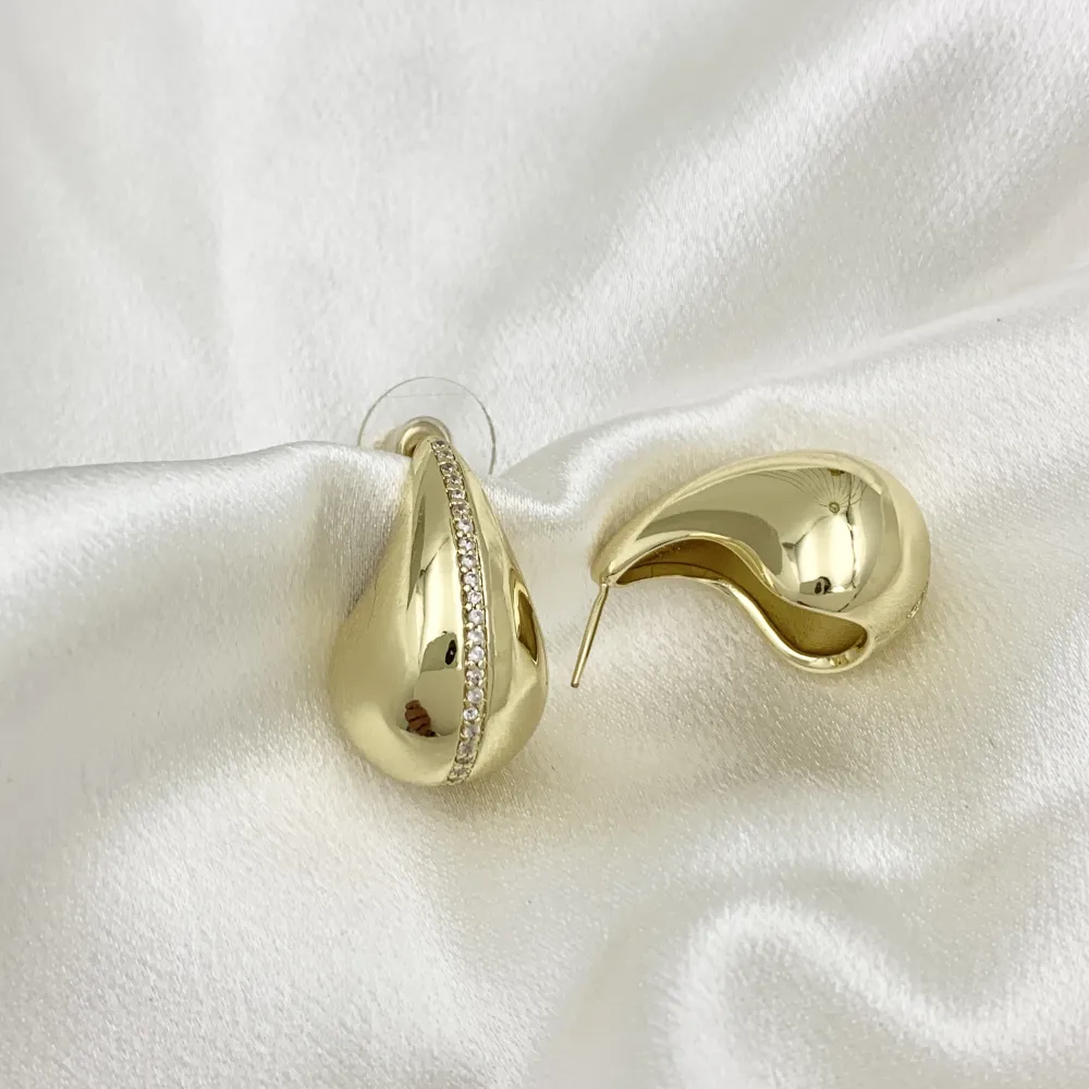 Goccia Grande-Orecchini con Zirconia - OMZ-520-L53