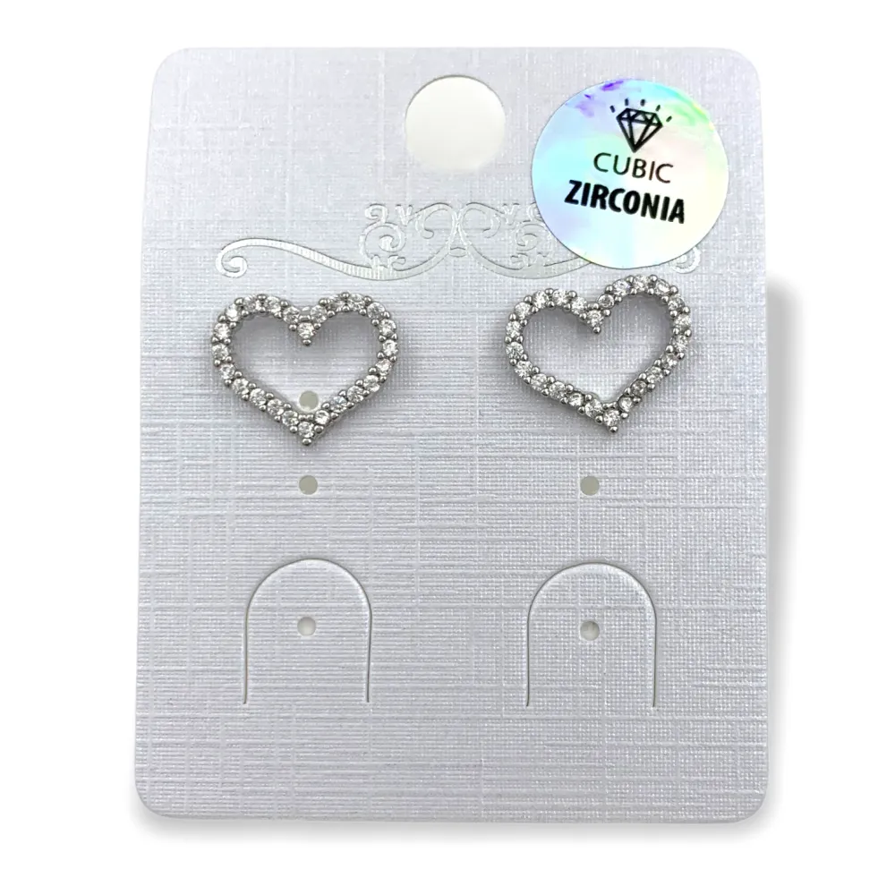 OMZ6097-Cuore- Orecchini a Lobo - OMZ6097-Cuore- Orecchini a Lobo